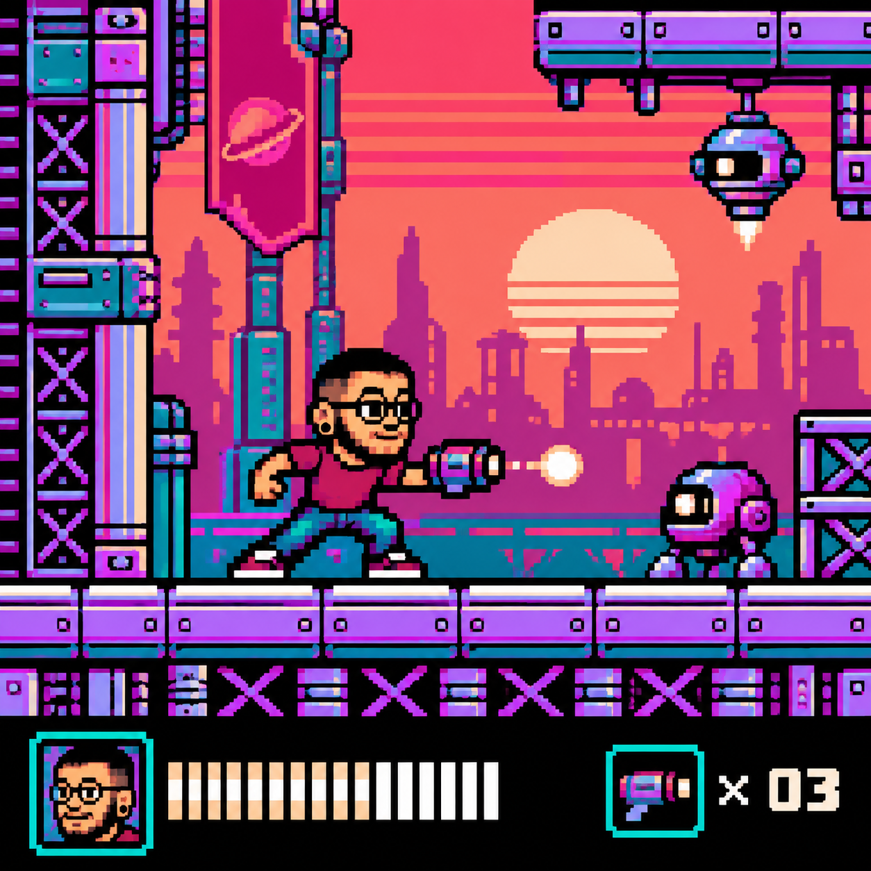 Bernardo em arte pixel